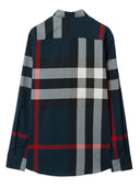 Burberry Check Motif Cotton Shirt