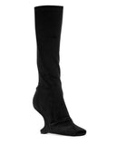Rick Owens Lilies Leather Heel Boots