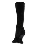 Rick Owens Lilies Leather Heel Boots