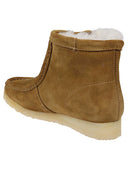 Clarks Wallabee Hi Suede Leather Boots