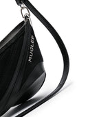 Mugler Spiral Curve 01 Denim Shoulder Bag