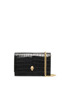 Alexander MC Queen Skull Kleine geprägte Croc Leder Crossbody Bag Tasche