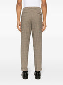 Briglia Checked Cotton Trousers
