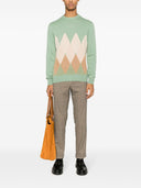 Briglia Checked Cotton Trousers
