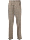 Briglia Checked Cotton Trousers