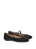 Gianvito Rossi Carla Leather Ballet Flats