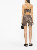 Top stampato Ganni Leopard