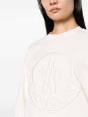 Moncler 로고 코튼 스웨트 셔츠