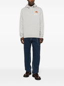 Barbour X Maison Kitsune' Fox Head Cotton Hoodie