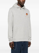 Barbour X Maison Kitsune' Fox Head Cotton Hoodie