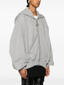 The Attico Cotton Zipped Hoodie
