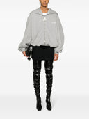 The Attico Cotton Zipped Hoodie