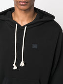 Acne Logo Cotton Hoodie
