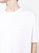Acne Logo Cotton T Shirt