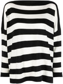 Daniela Gregis Striped Wool Boatneck Sweater