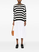 Daniela Gregis Striped Wool Boatneck Sweater