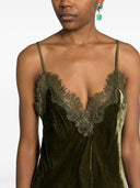Gold Hawk Lace Trim Sleeveless Top