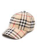 Burberry Check Motif Baseball Cap