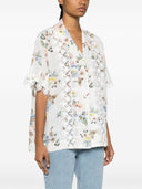 Camicia oversize tagliata in pizzo Zimmermann