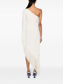 Taller Marmo Pre Aventador Fringed Crêpe Long Dress