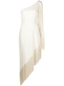Taller Marmo Pre Aventador Fringed Crêpe Long Dress