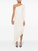 Taller Marmo Pre Aventador Fringed Crêpe Long Dress
