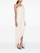 Taller Marmo Pre Aventador Fringed Crêpe Long Dress