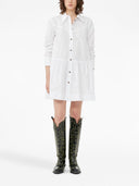 Ganni Organic Cotton Mini Shirt Dress