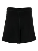 Ganni Logo Organic Cotton Shorts