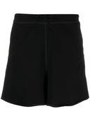 Ganni Logo Organic Cotton Shorts
