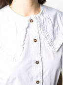 Ganni Organic Cotton Sleeveless Shirt