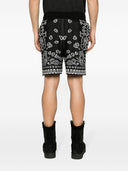 Alanui Bandana Print Cotton Shorts