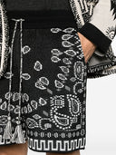 Alanui Bandana Print Cotton Shorts