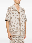 Alanui Bandana Print Cotton Shirt