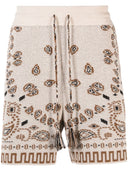 Pantaloncini di cotone alanui bandana