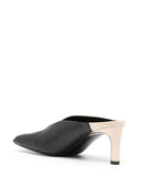 Mules en cuir de capsule Jil Sander