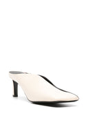 Mules en cuir de capsule Jil Sander