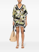 Tory Burch Cotton And Silk Blend Printed Tunic