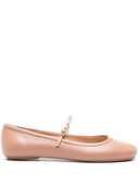 Gianvito Rossi Carla Leather Ballet Flats