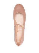 Gianvito Rossi Carla Leather Ballet Flats