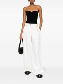 Jil Sander Fashion Wide Leg Cotton Trousers