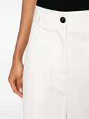 Jil Sander Fashion Wide Leg Cotton Trousers