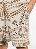 Pantaloncini di cotone alanui bandana