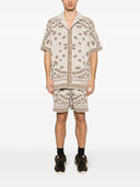 Alanui Bandana Print Cotton Shirt