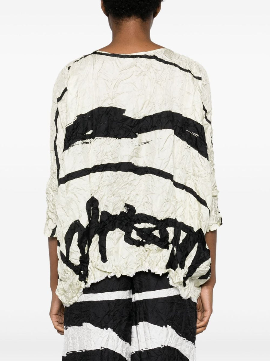 Daniela Gregis Printed Silk Blouse | Balardi