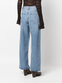 Agolde pre denim niedrige baggy jeans