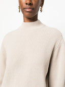 Brunello Cucinelli High Neck Cashmere Sweater