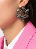Amina Muaddi Begum Mini Embellished Earrings