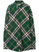Burberry Check Motif Cotton Shirt