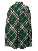 Burberry Check Motif Cotton Shirt